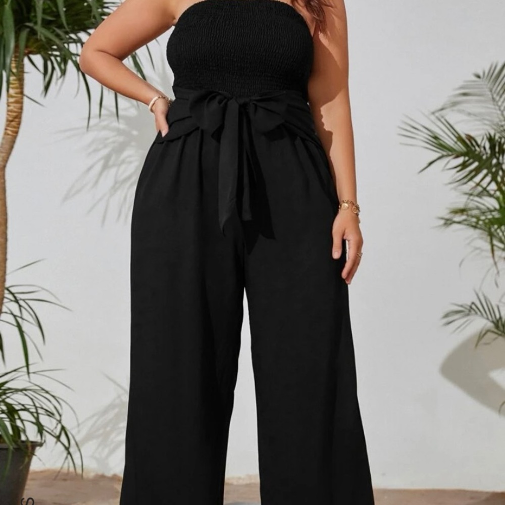 Shein Strapless Jumpsuit